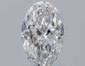 0.65CT OVAL SI1 D WH