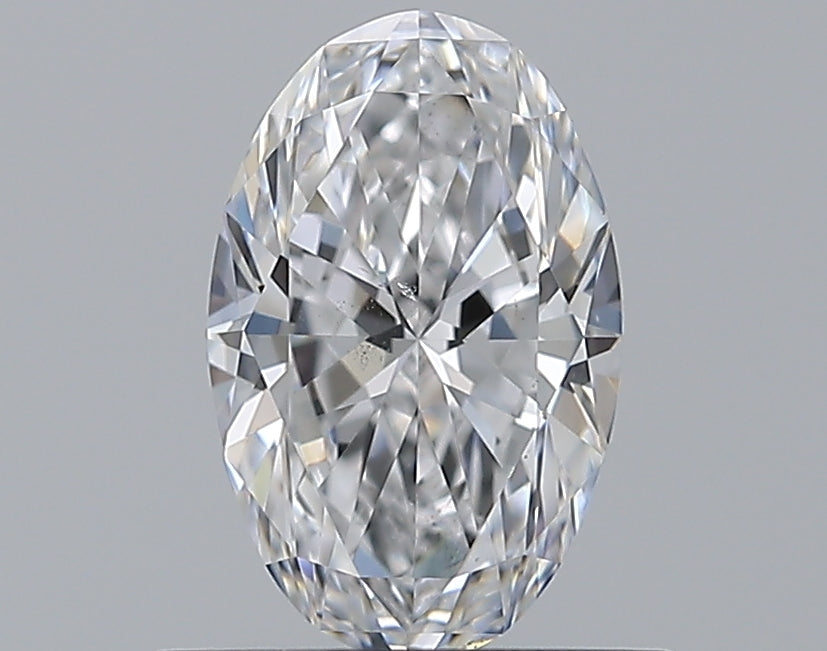 0.65CT OVAL SI1 D WH