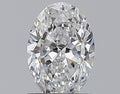 0.72CT OVAL SI1 D WH
