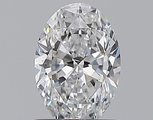 0.72CT OVAL SI1 D WH