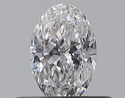 0.31CT OVAL SI2 D WH