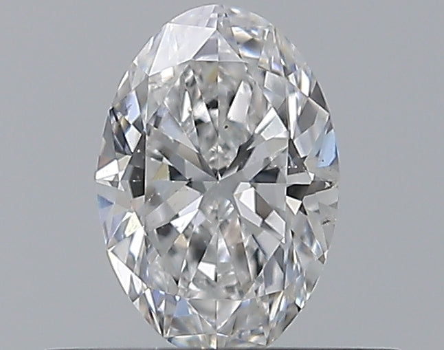 0.35CT OVAL SI1 D WH