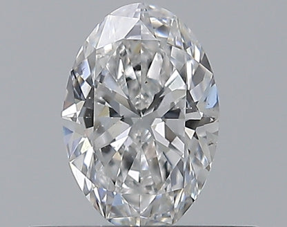 0.35CT OVAL SI1 D WH