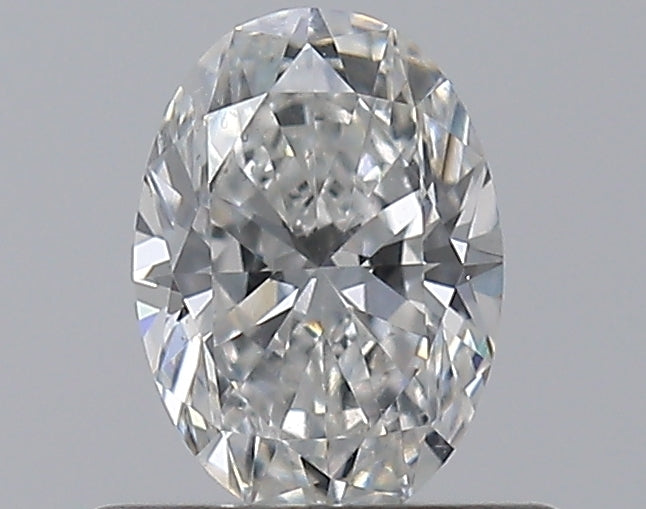 0.50CT OVAL SI1 F WH