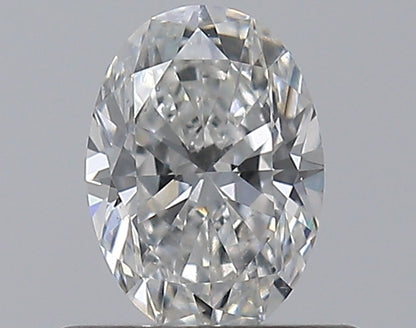 0.50CT OVAL SI1 F WH