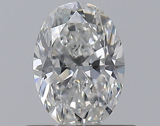0.50CT OVAL SI1 F WH