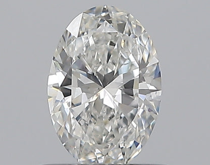 0.53CT OVAL SI1 F WH