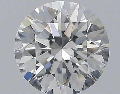 0.59CT ROUND SI1 G WH