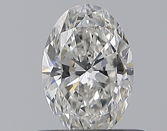 0.50CT OVAL SI1 F WH