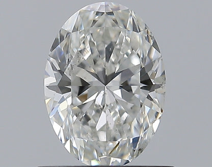 0.80CT OVAL SI2 G WH