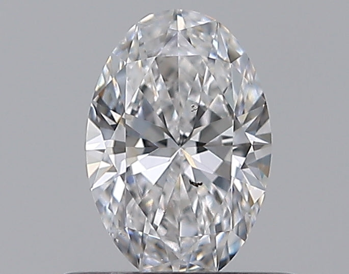 0.46CT OVAL SI1 D WH