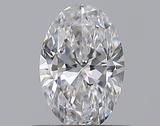 0.46CT OVAL SI1 D WH