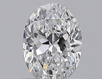 0.43CT OVAL SI1 D WH