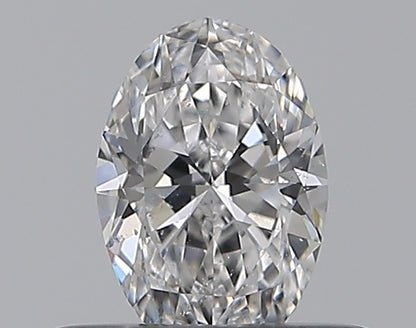 0.32CT OVAL SI2 D WH
