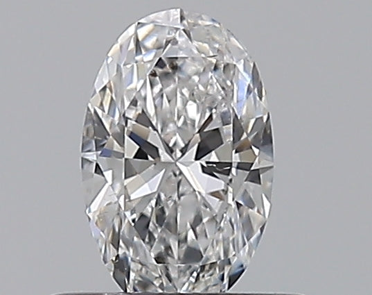 0.40CT OVAL SI1 D WH