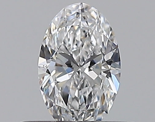 0.30CT OVAL SI2 D WH
