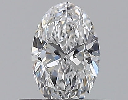 0.30CT OVAL SI2 D WH