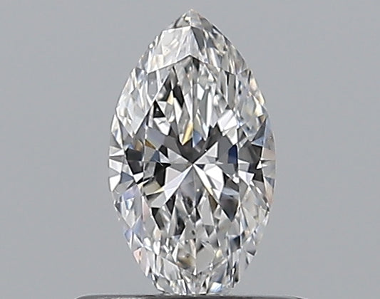 0.40CT MARQUISE SI1 D WH