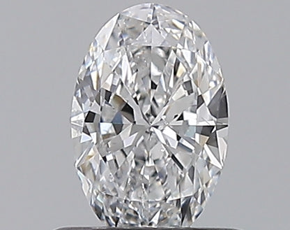 0.50CT OVAL SI1 D WH