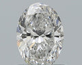 0.65CT OVAL SI2 F WH