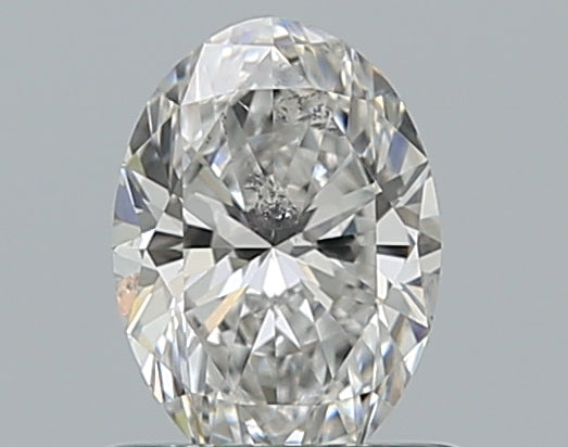 0.65CT OVAL SI2 F WH