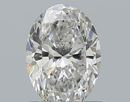 0.65CT OVAL SI2 F WH