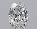 0.59CT OVAL SI1 D WH