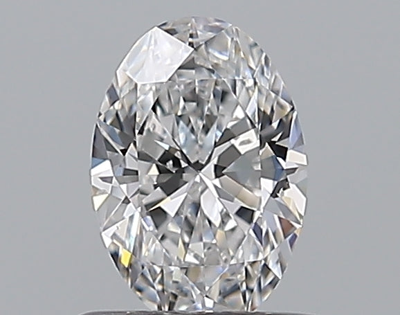 0.59CT OVAL SI1 D WH