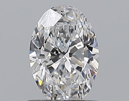 0.59CT OVAL SI1 D WH