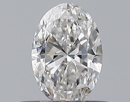 0.37CT OVAL SI1 E WH