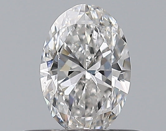 0.37CT OVAL SI1 E WH