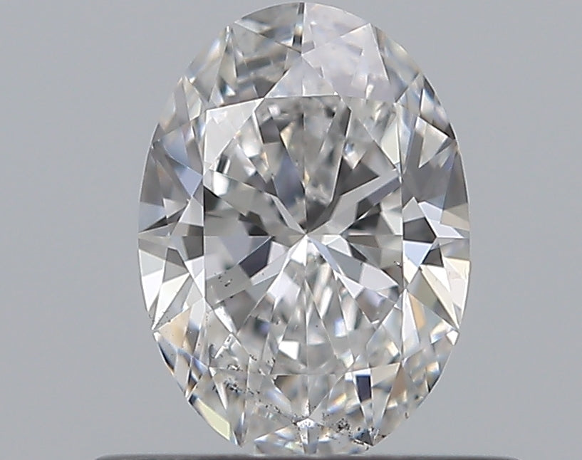 0.50CT OVAL SI1 D WH