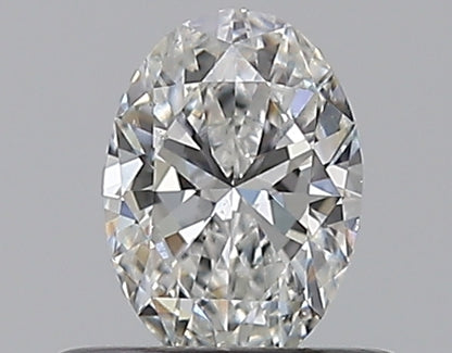 0.40CT OVAL SI1 F WH