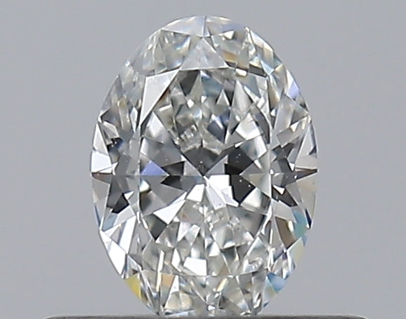0.30CT OVAL SI1 G WH