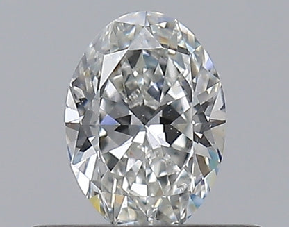 0.30CT OVAL SI1 G WH