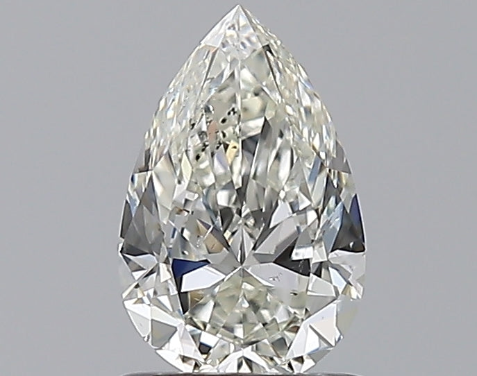 0.90CT PEAR SI1 J WH