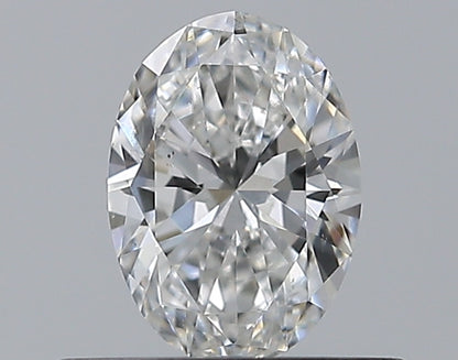 0.42CT OVAL SI1 F WH