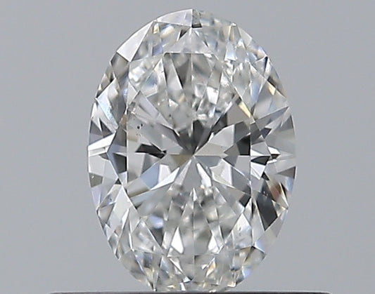 0.42CT OVAL SI1 F WH