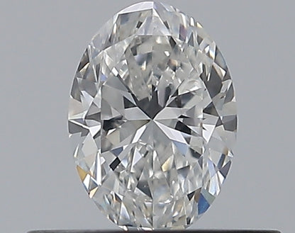 0.33CT OVAL SI1 F WH