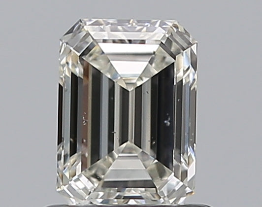0.80CT EMERALD SI1 J WH
