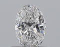 0.33CT OVAL SI2 D WH