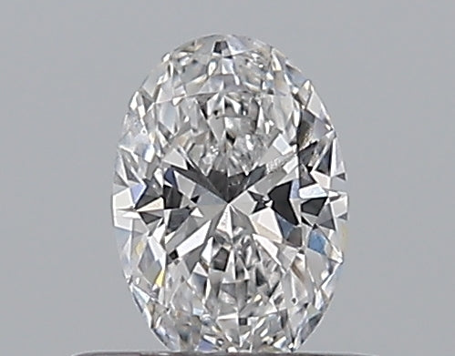 0.33CT OVAL SI2 D WH