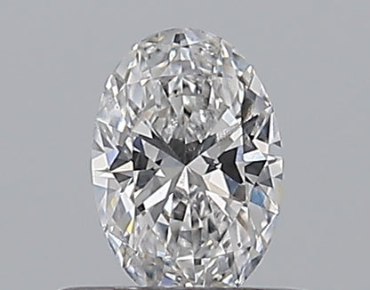 0.33CT OVAL SI2 D WH