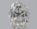 0.59CT OVAL SI1 F WH