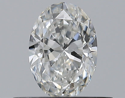 0.36CT OVAL SI1 F WH