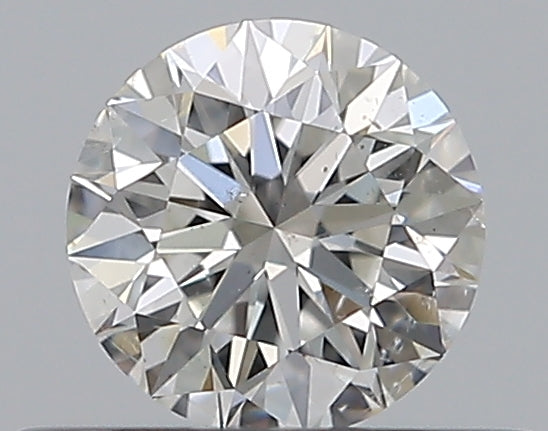 0.38CT ROUND SI2 G WH