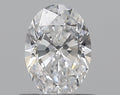 0.50CT OVAL SI1 D WH