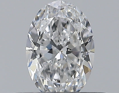 0.35CT OVAL SI1 D WH