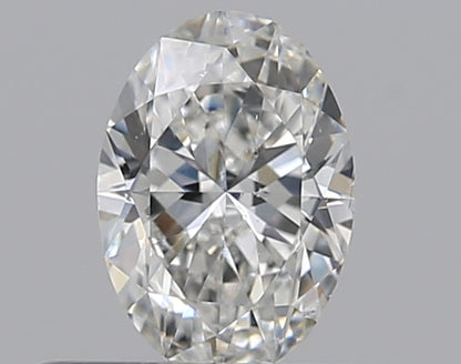 0.30CT OVAL SI1 F WH