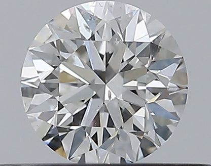 0.35CT ROUND SI2 F WH